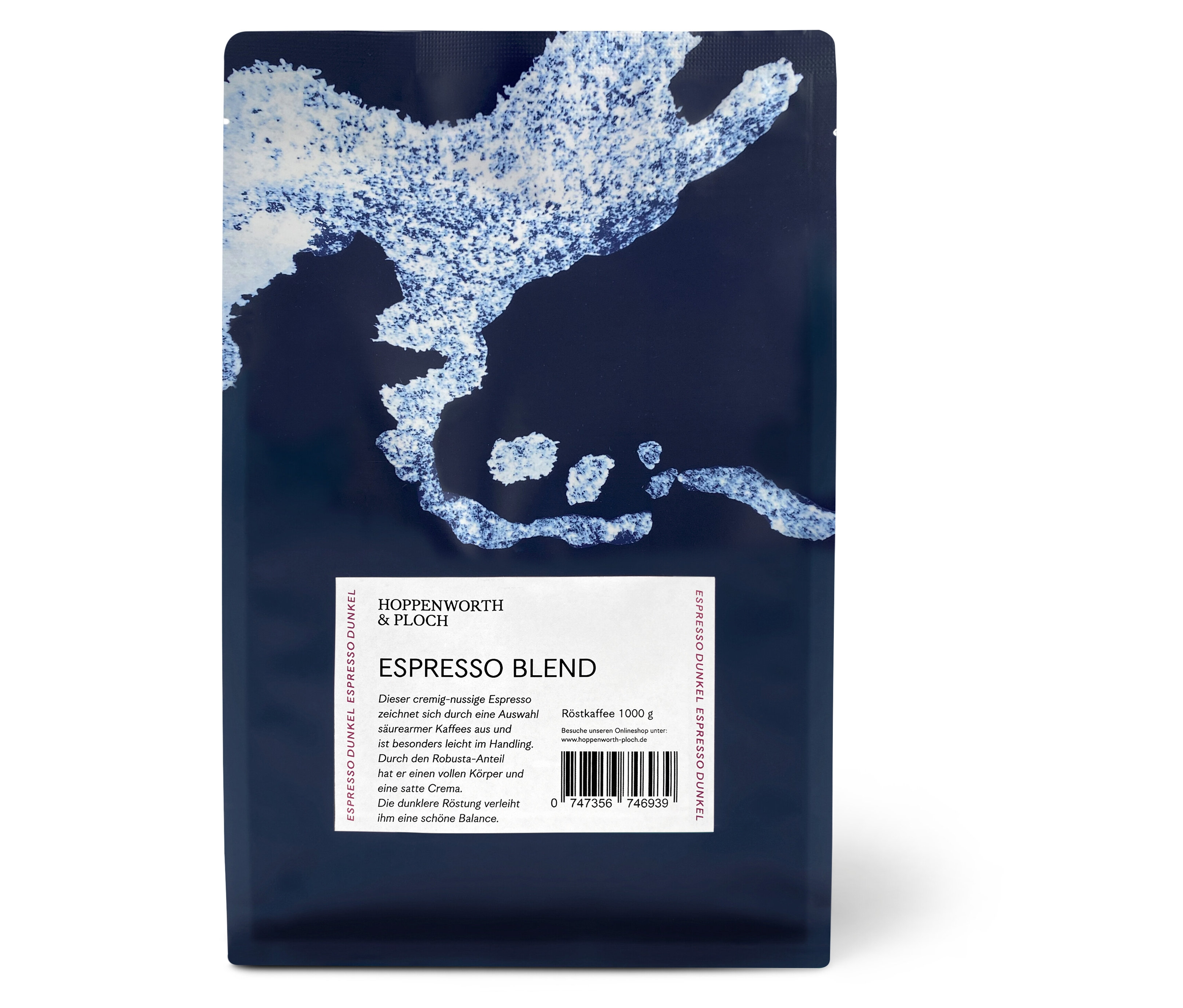 Hoppenworth & Ploch - Espresso Blend - 1 kg Ganze Bohne - Intensität: 4/6