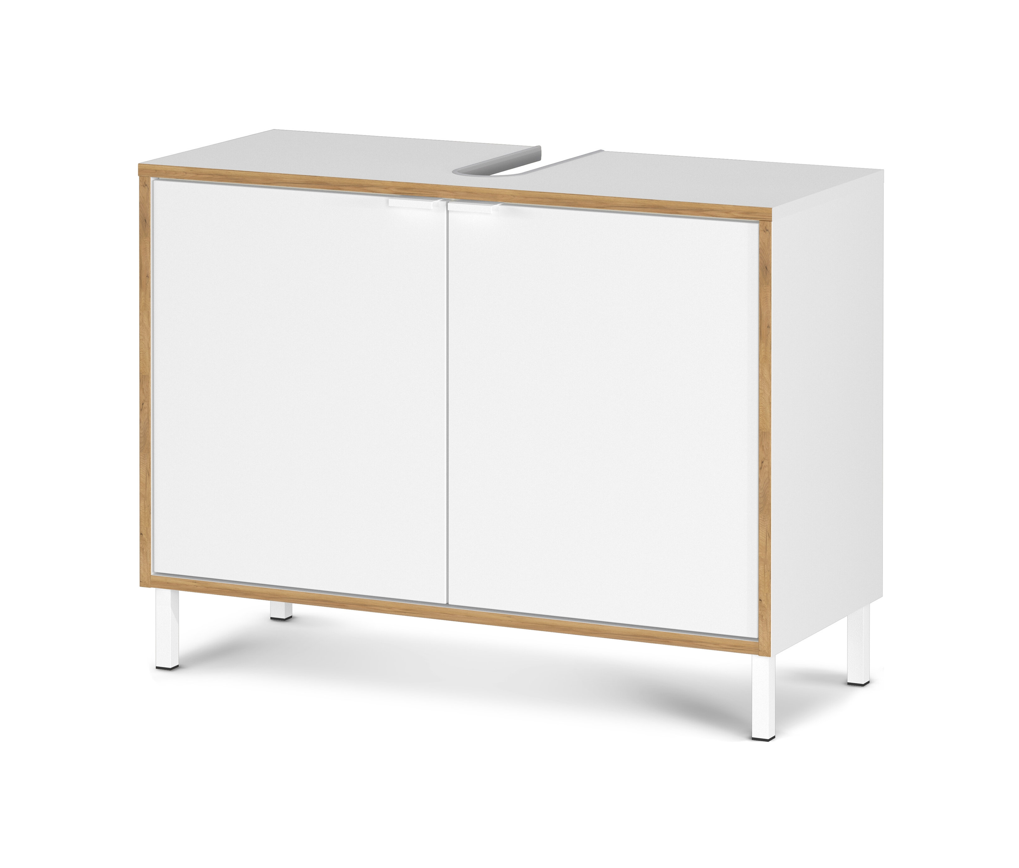 Tchibo - Waschbeckenunterschrank »Namsos 5000« - 80x34x60cm - braun - Holz / Holz