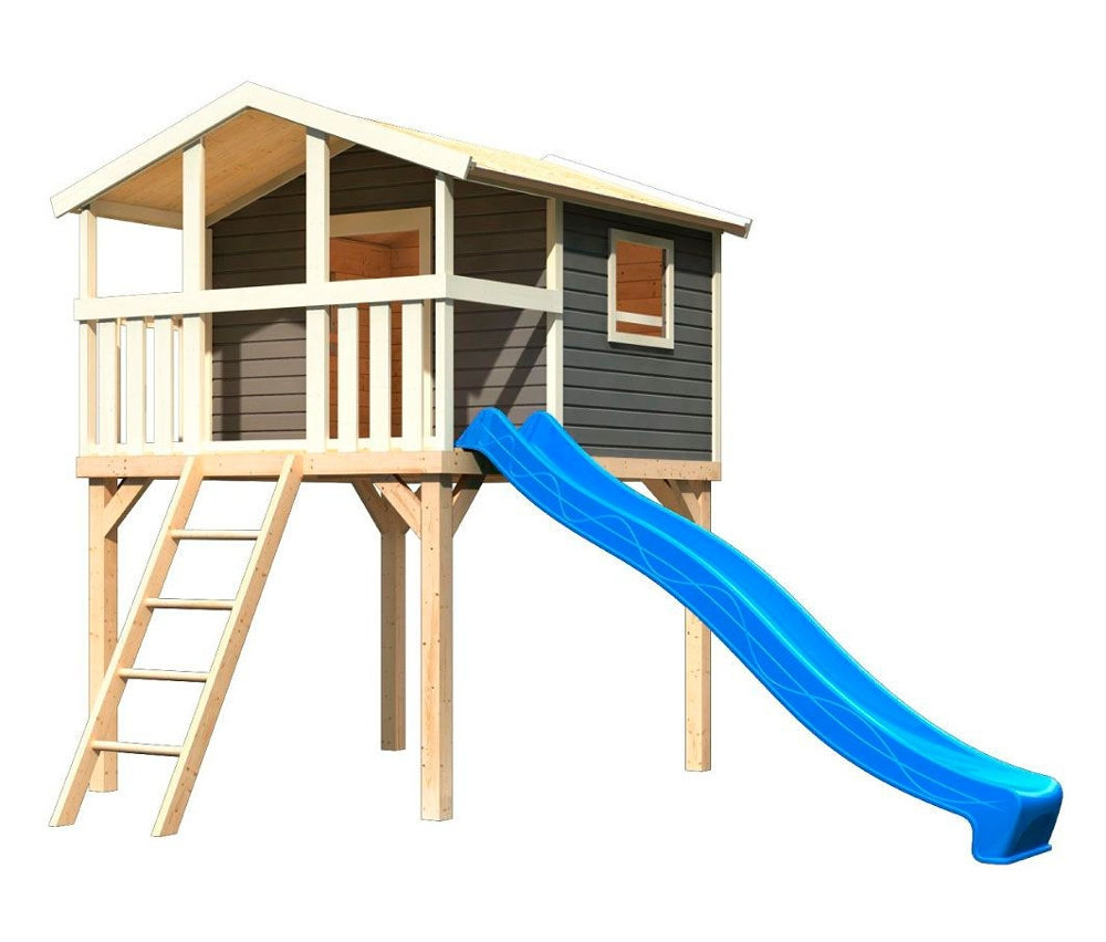 Karibu-Stelzenhaus »Benjamin« - blau