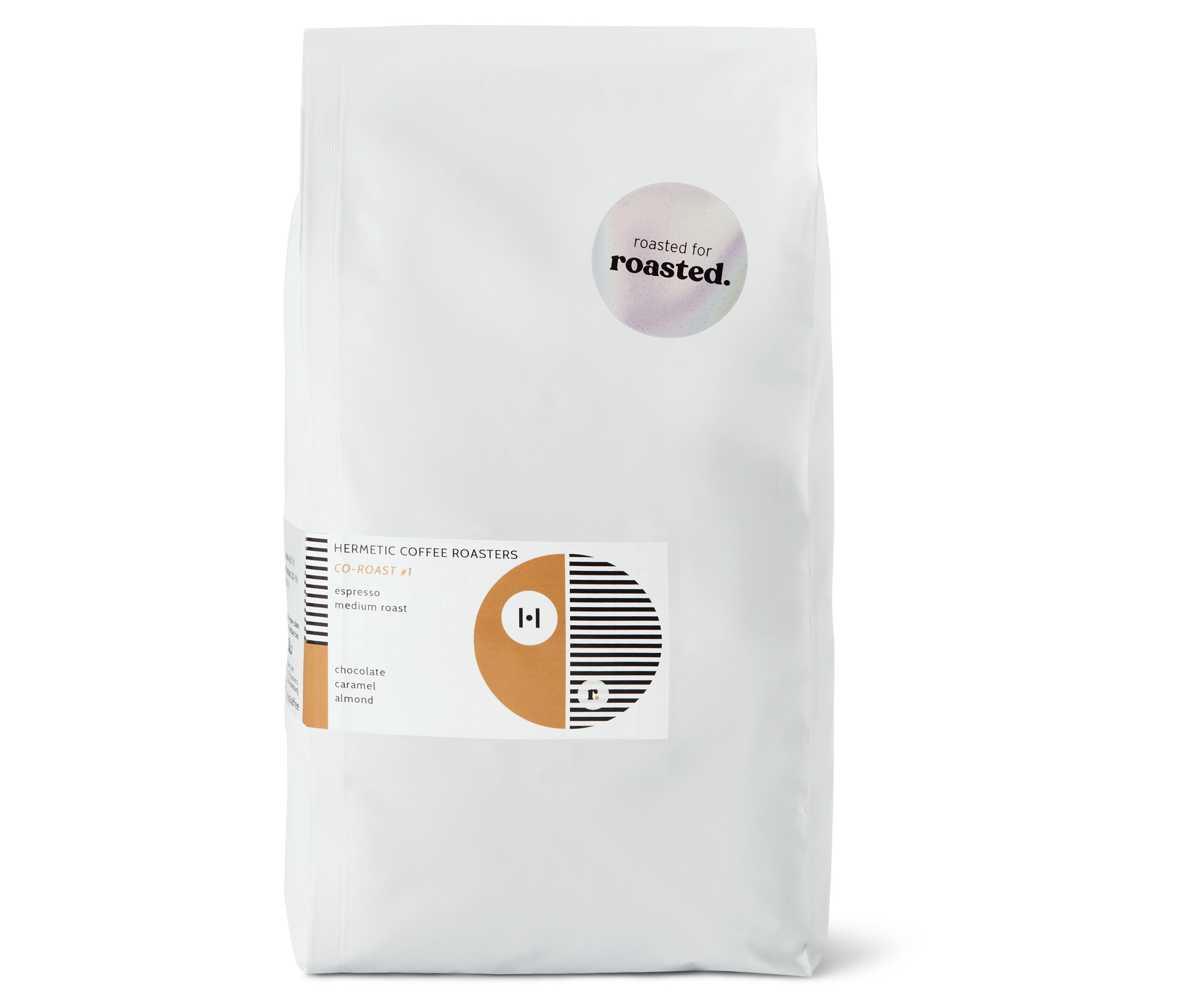 Hermetic x roasted. Co-Roast #1 Espresso - 1 kg Ganze Bohne - Intensität: 5/6
