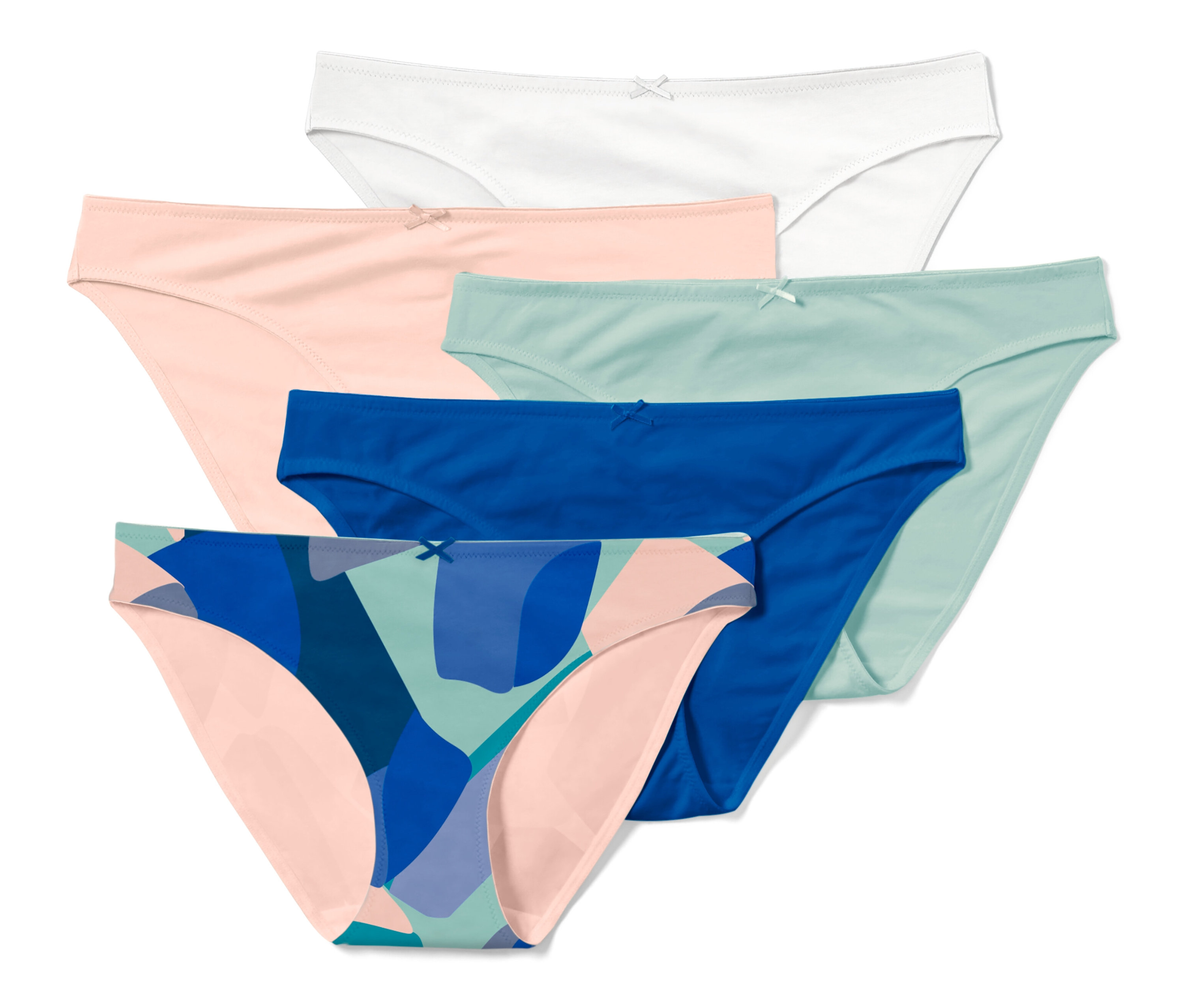 Tchibo - 5 Slips - Damen - Gr. S - dunkelblau