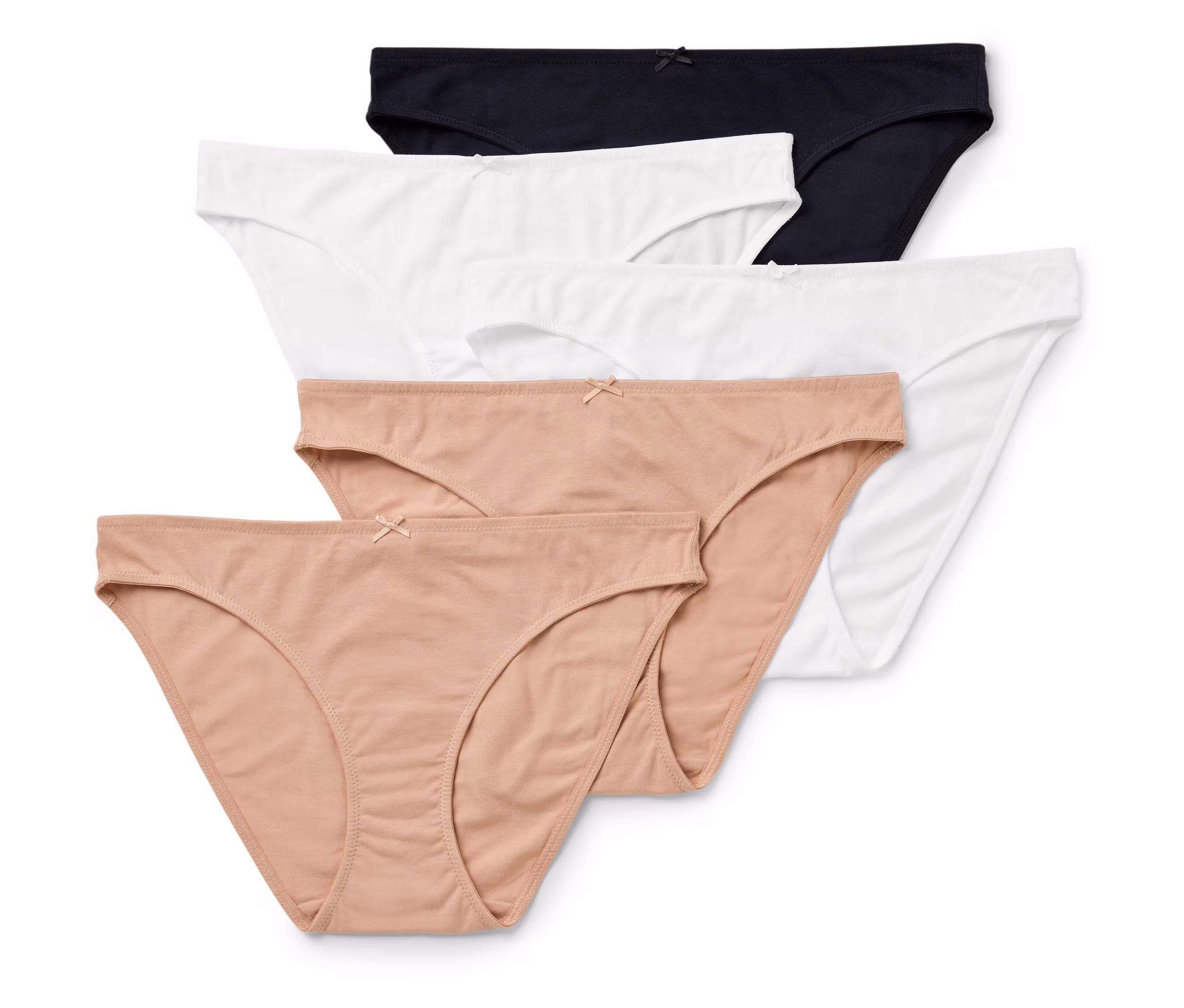 Tchibo - 5 Slips - Damen - Gr. S - schwarz