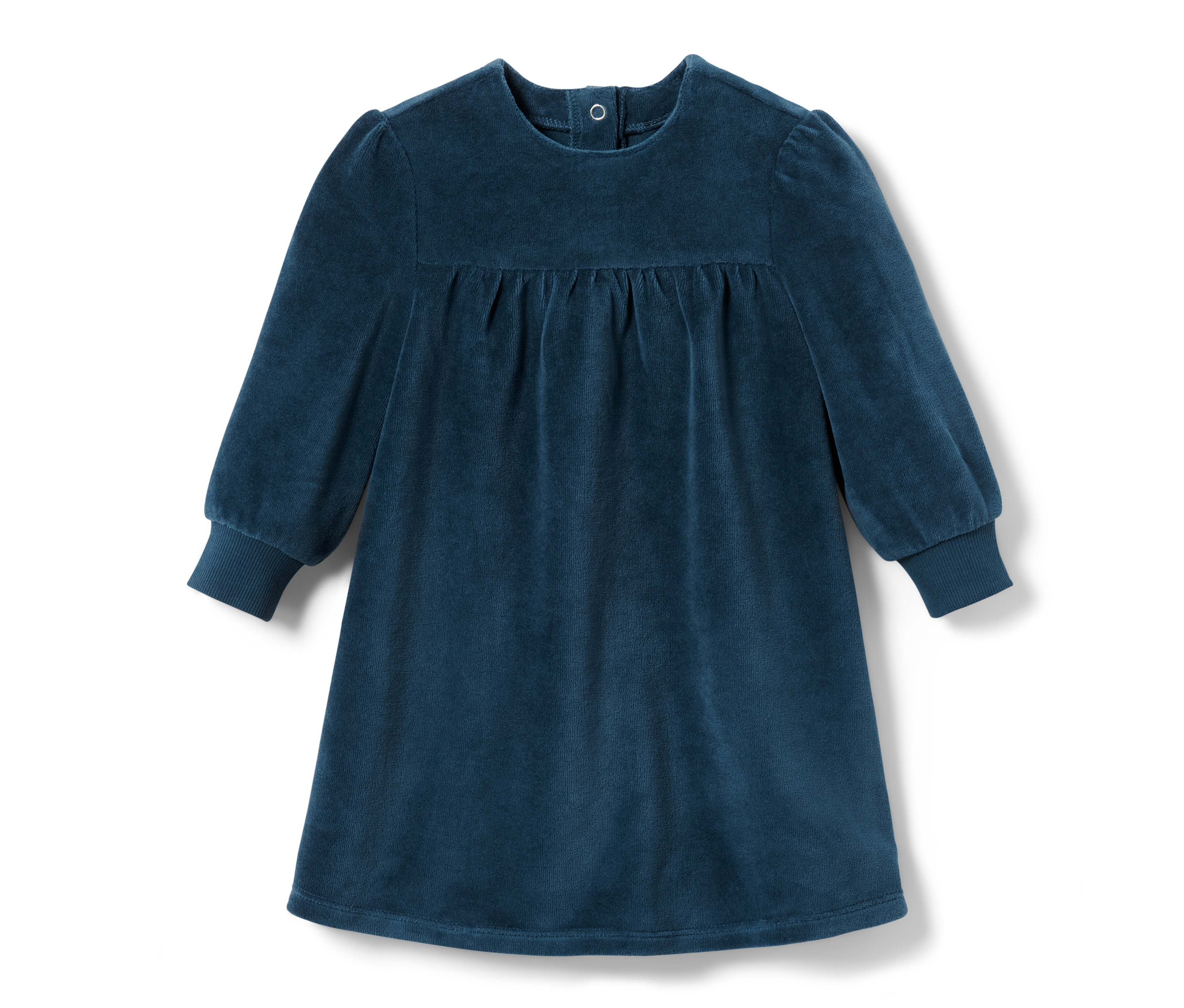 Tchibo - Baby-Nickikleid - Baby - Gr. 74/80 - dunkelblau/gepunktet
