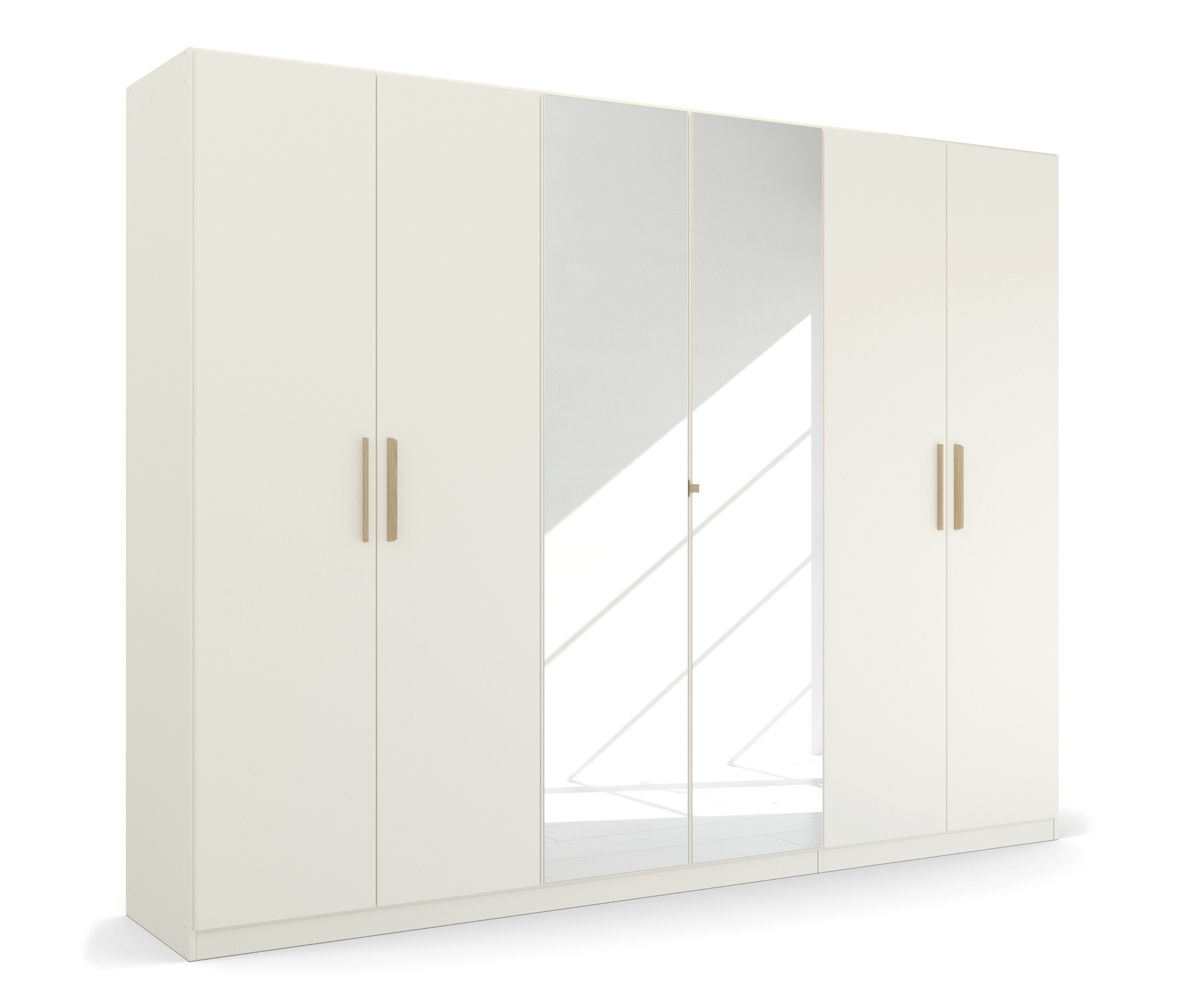 rauch Kleiderschrank »Quadra-Spin« - 271x54x210cm - weiß - Holz / Holz