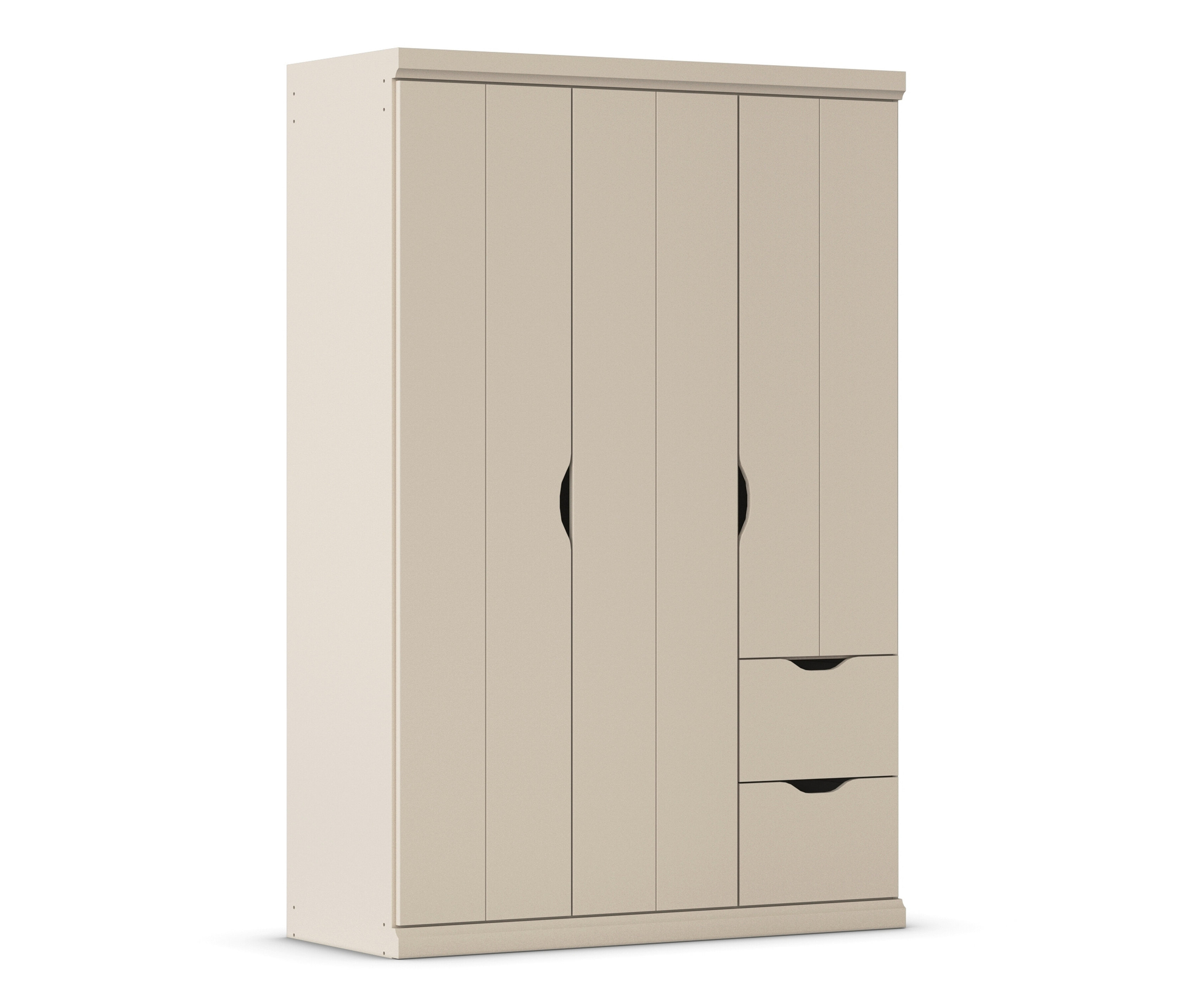 rauch Kleiderschrank »Frieda« - 136x56x203cm - beige - Holz / Holz