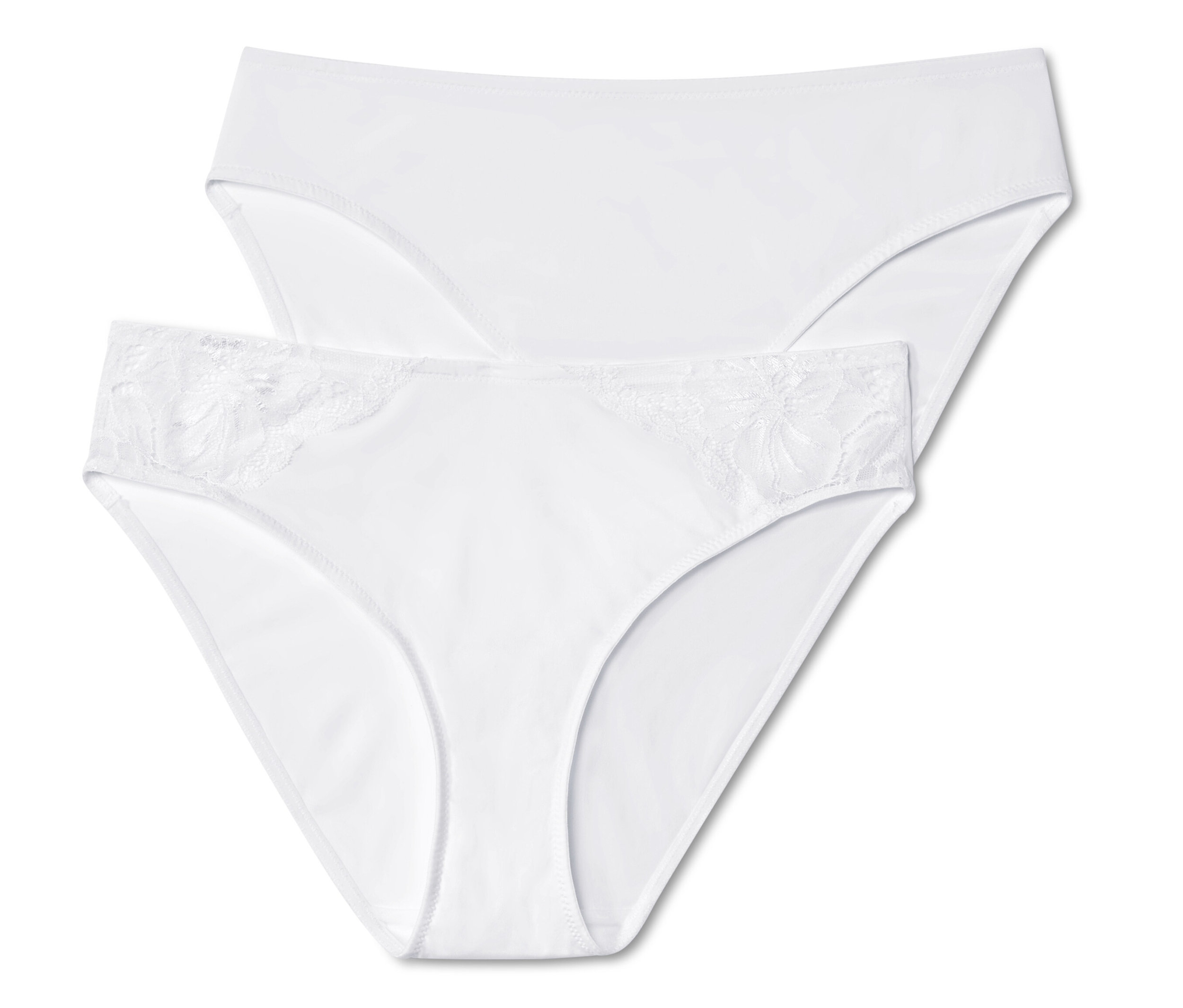 Tchibo - 2 Slips - Damen - Gr. XL - weiß