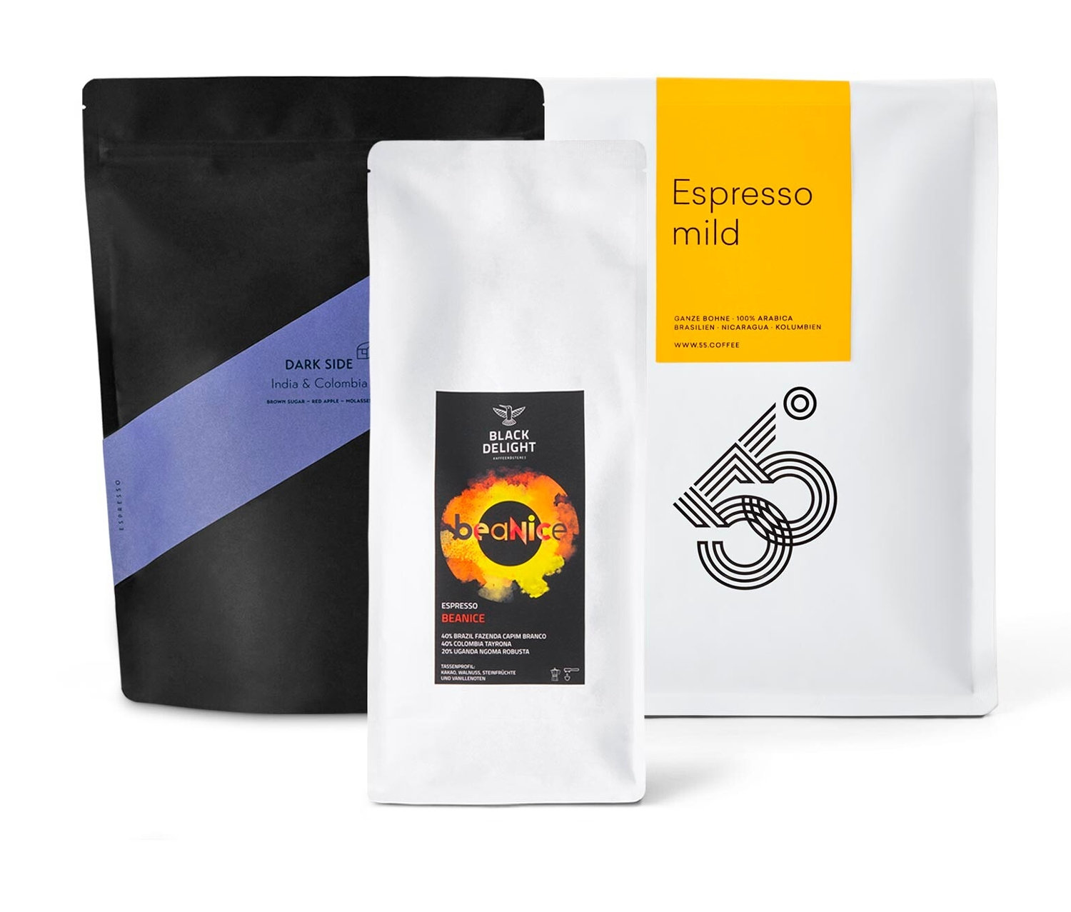 Tchibo - Espresso Probierpaket 'Kaffeepassion XL' - 3x 1 kg Ganze Bohne