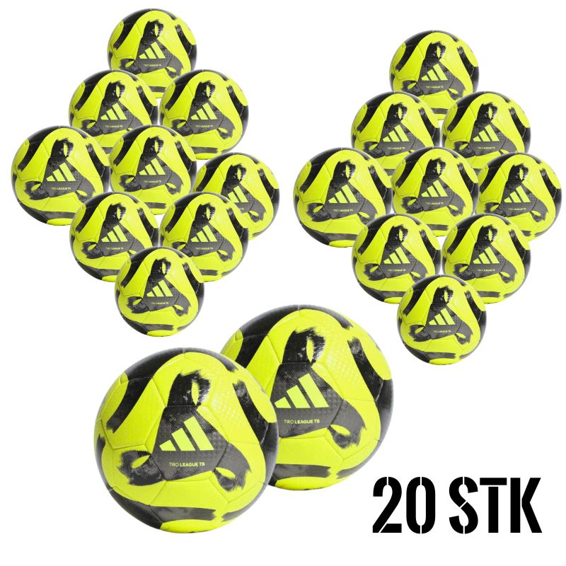 20er Ballpaket adidas Tiro League Fussball gelb/schwarz 5