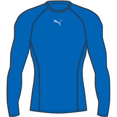 Puma Liga Baselayer Tee LS Größe M Blau