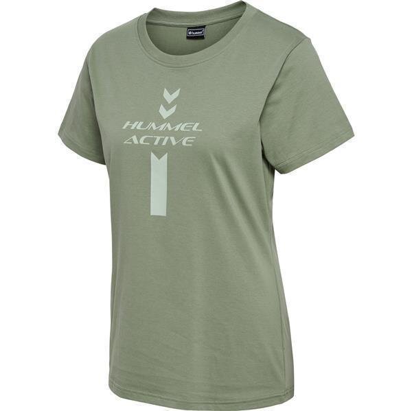 Hummel hmlACTIVE GRAPHIC CO TEE S/S WOMAN - SEA SPRAY - XS