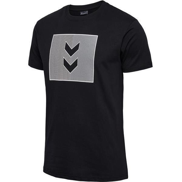 Hummel hmlACTIVE STRIPE CO TEE S/S - BLACK - L