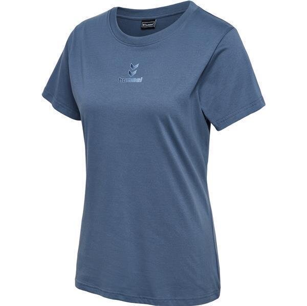Hummel hmlACTIVE CHEVRONS CO TEE S/S WOMAN - VINTAGE INDIGO - XS