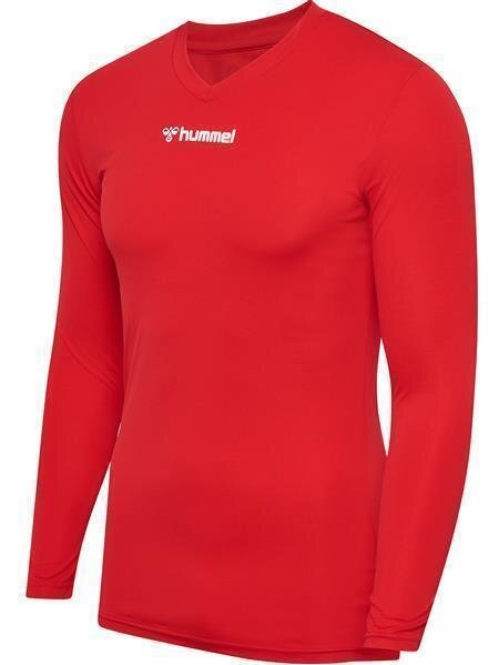 HUMMEL hmlBL ESSENTIAL TEE L/S - TRUE RED - S