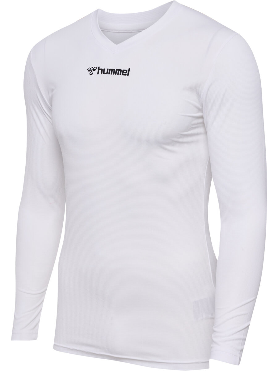 HUMMEL hmlBL ESSENTIAL TEE L/S - WHITE - S