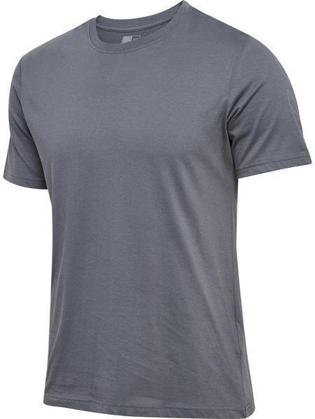 HUMMEL hmlELEMENTAL CHEVRON COTTON TEE - QUIET SHADE - S