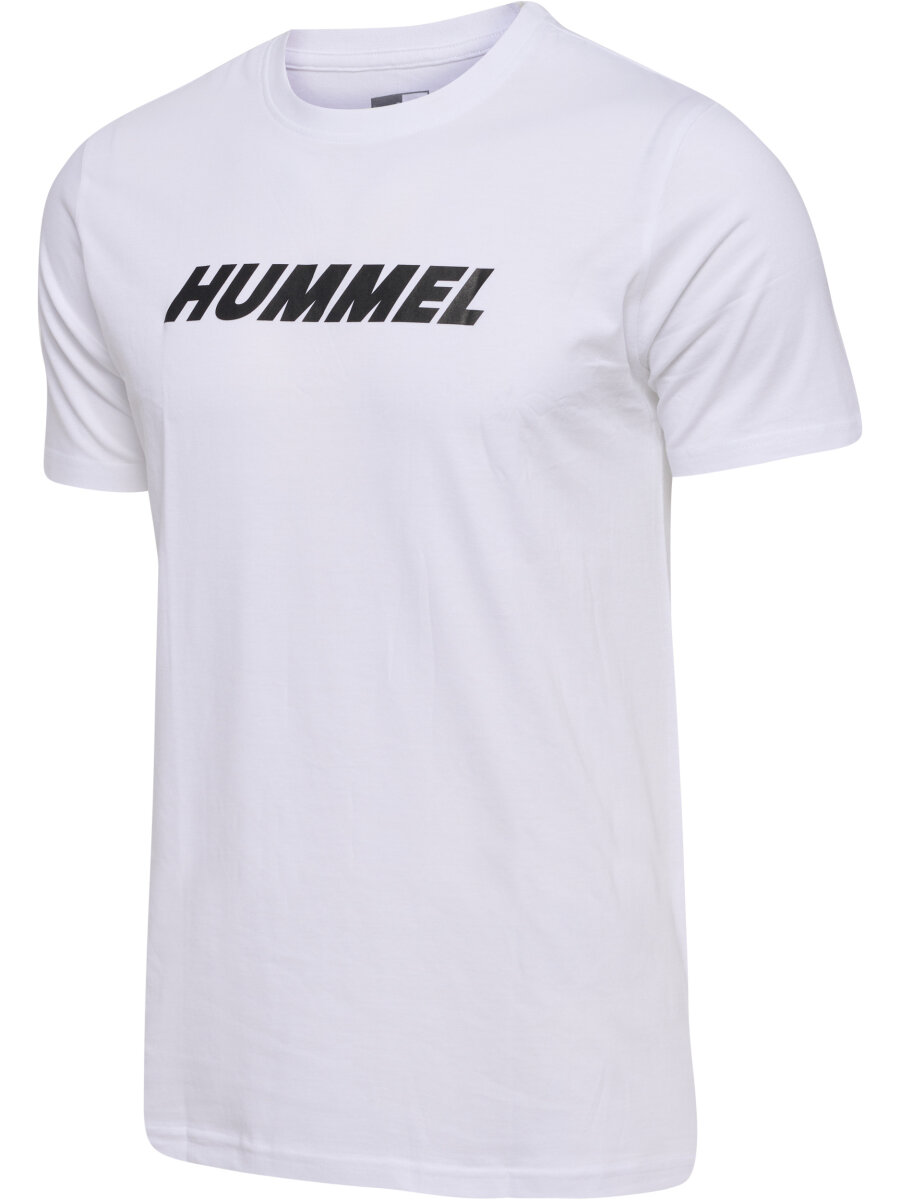 HUMMEL hmlELEMENTAL LOGO COTTON TEE - WHITE - M