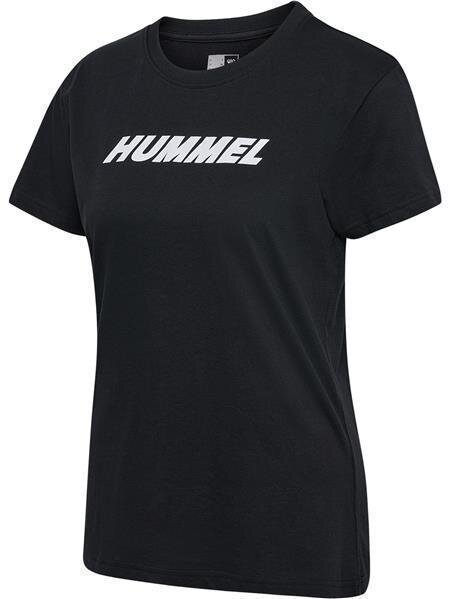 HUMMEL hmlELEMENTAL LOGO COTTON TEE WOMAN - BLACK - M