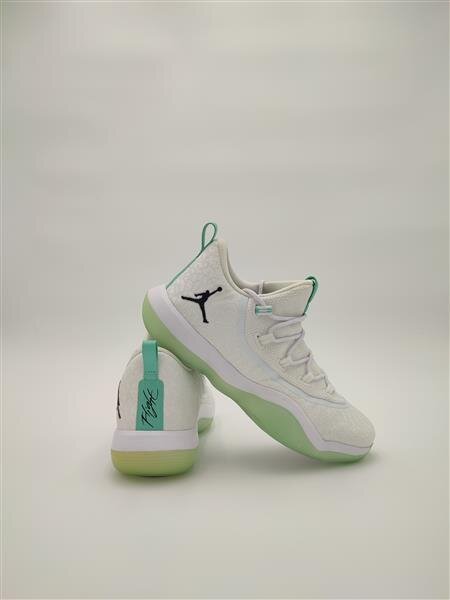 Nike Jordan Super.fly 2017 Low Basketballschuhe white/black-emerald rise 46