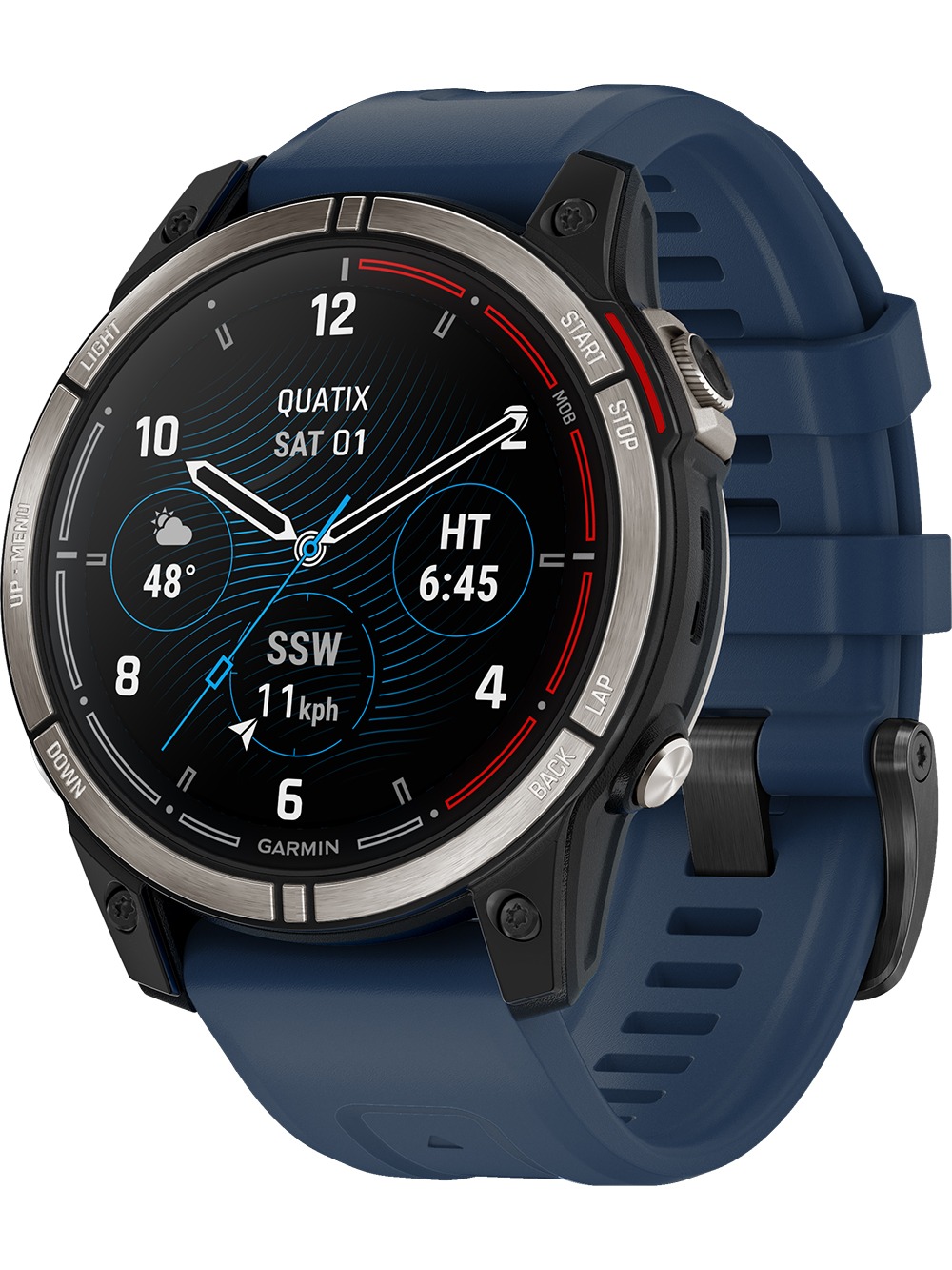 Garmin 010-02803-81 Herrenuhr Quatix 7 Pro AMOLED Edition 47mm 10ATM