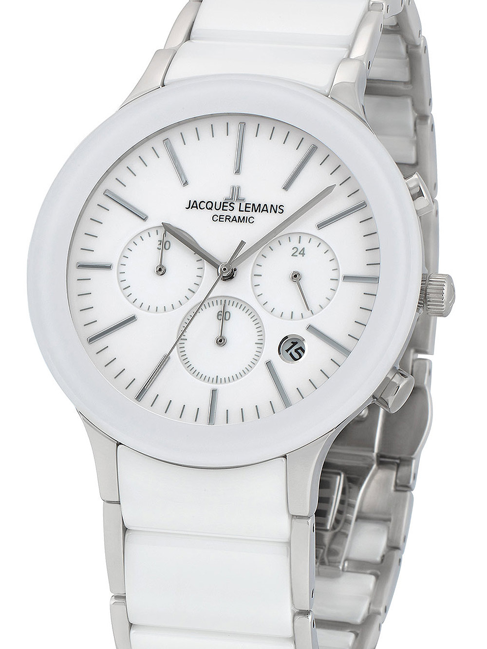 Jacques Lemans 1-1854B Dublin Chronograph Herrenuhr 42mm 5ATM