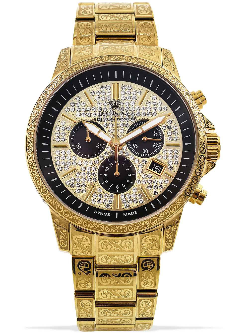 Louis XVI LXVI1087 Palais Royale Chronograph Herrenuhr 43mm 5ATM