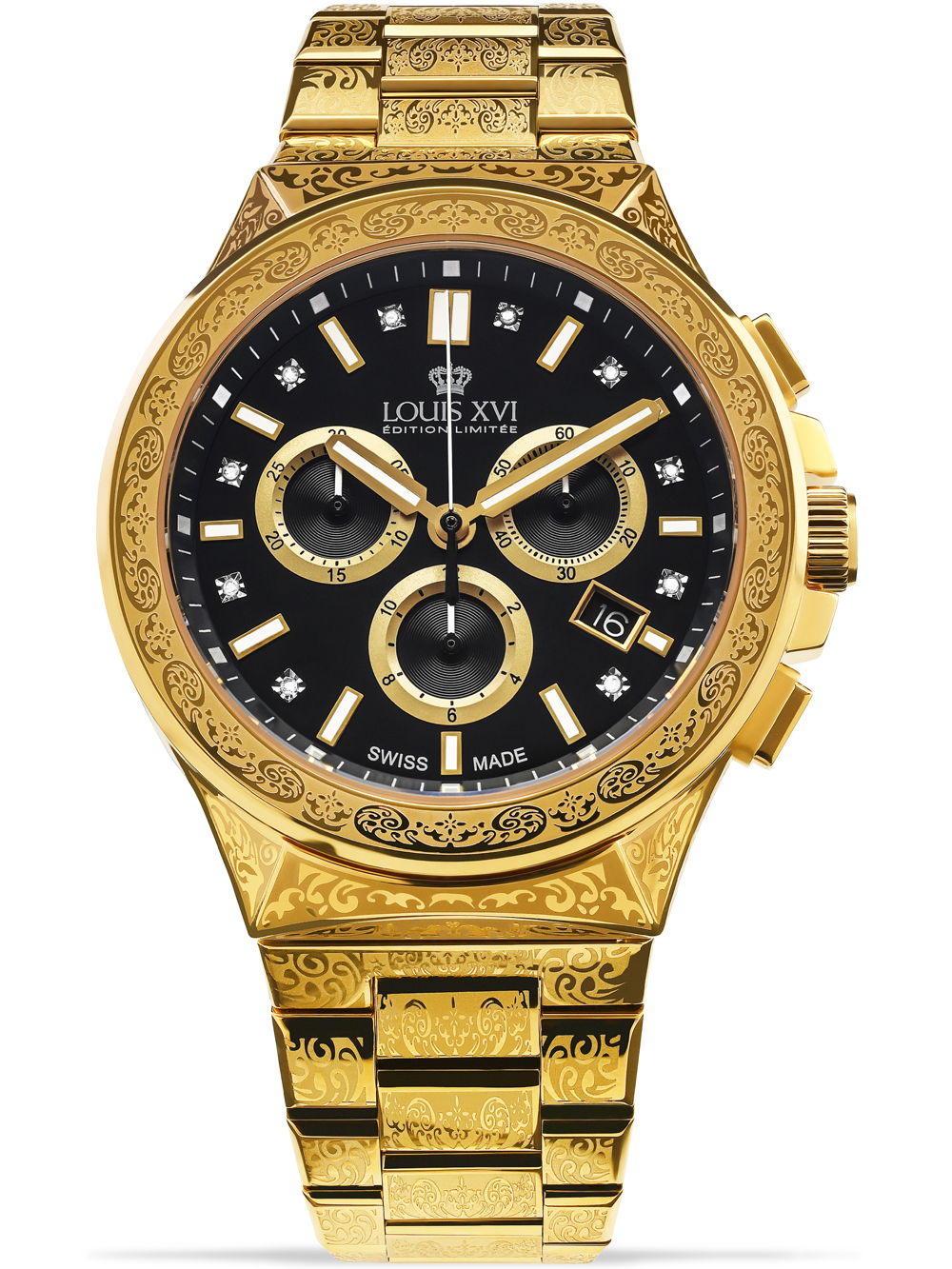 Louis XVI LXVI1215 Le Monarque Chronograph Herrenuhr 42mm 5ATM