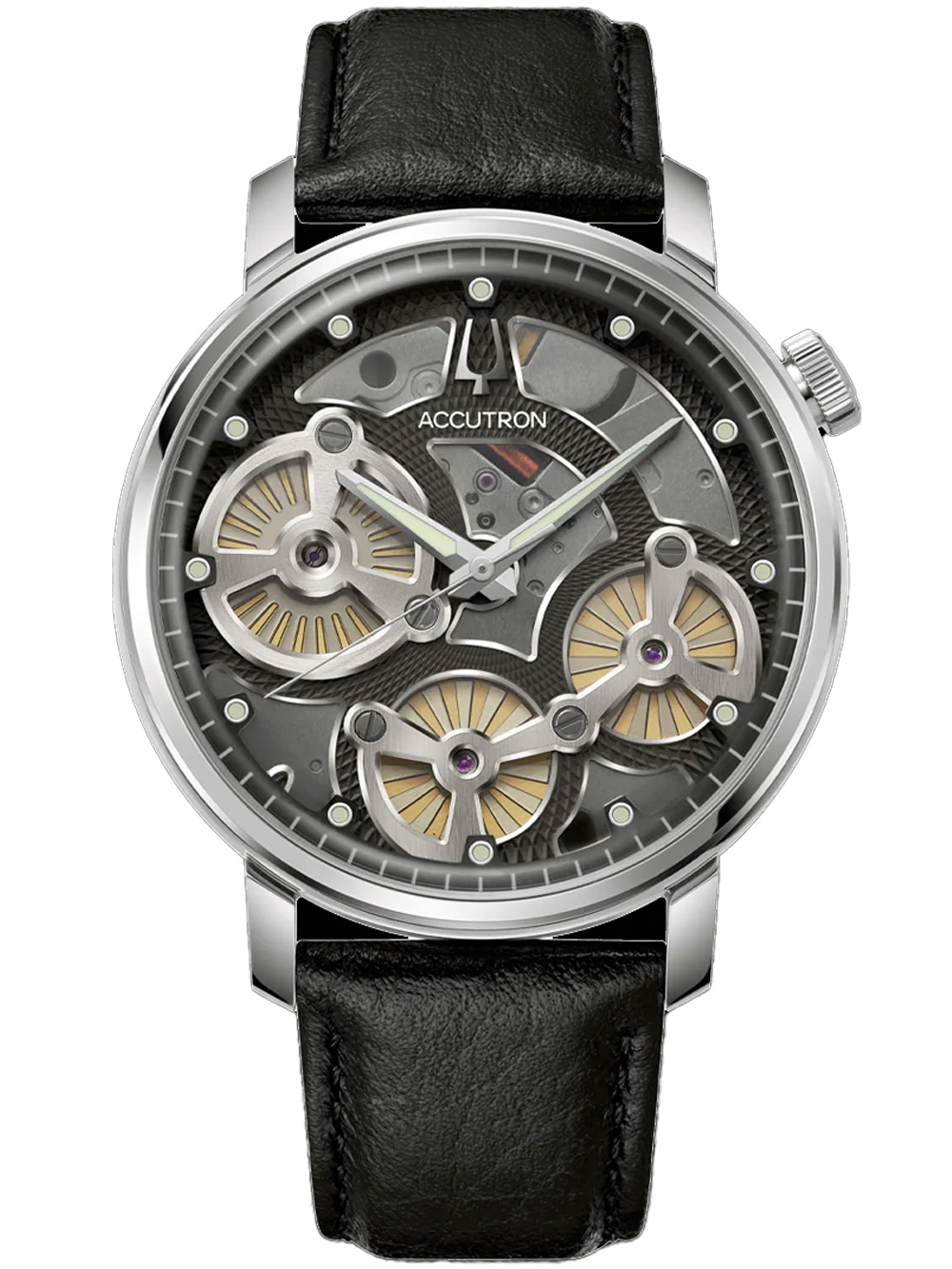 Bulova 26A210A Accutron Spaceview Evolution Herrenuhr 44mm 5ATM