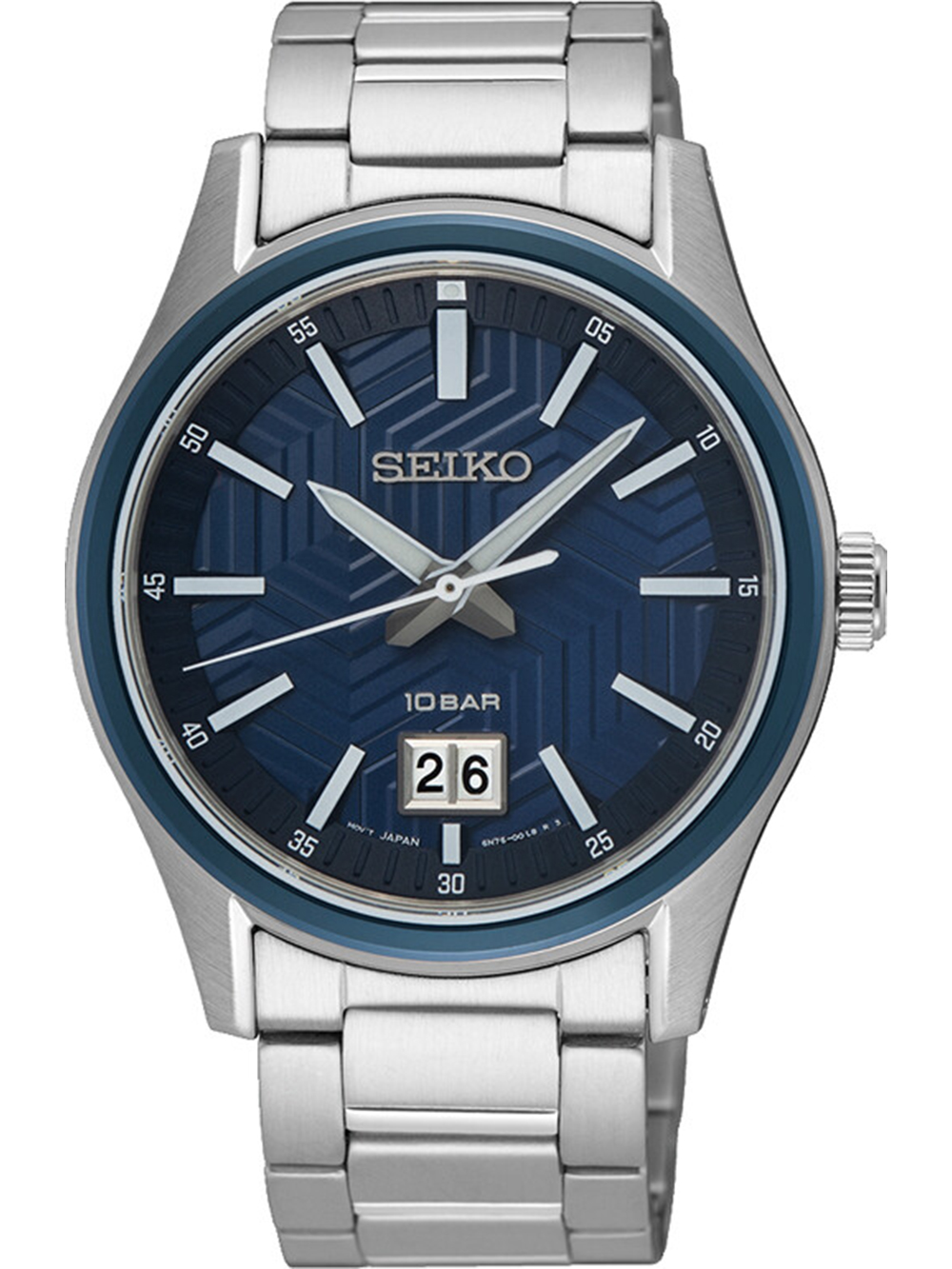 Seiko SUR559P1 Saphirglas Herrenuhr Big-Date 40mm 10ATM