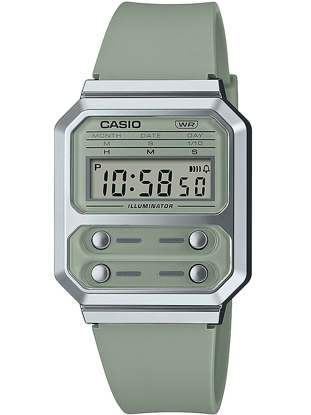 Casio A100WEF-3AEF Vintage Unisex Uhr 33mm