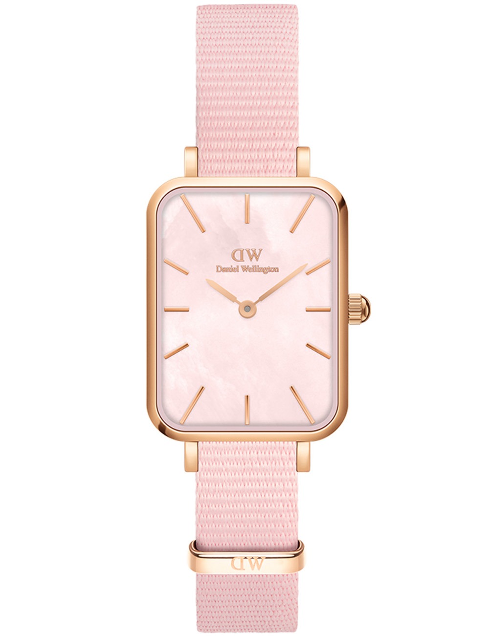 Daniel Wellington DW00100509 Damenuhr Quadro Coral 26mm 3ATM