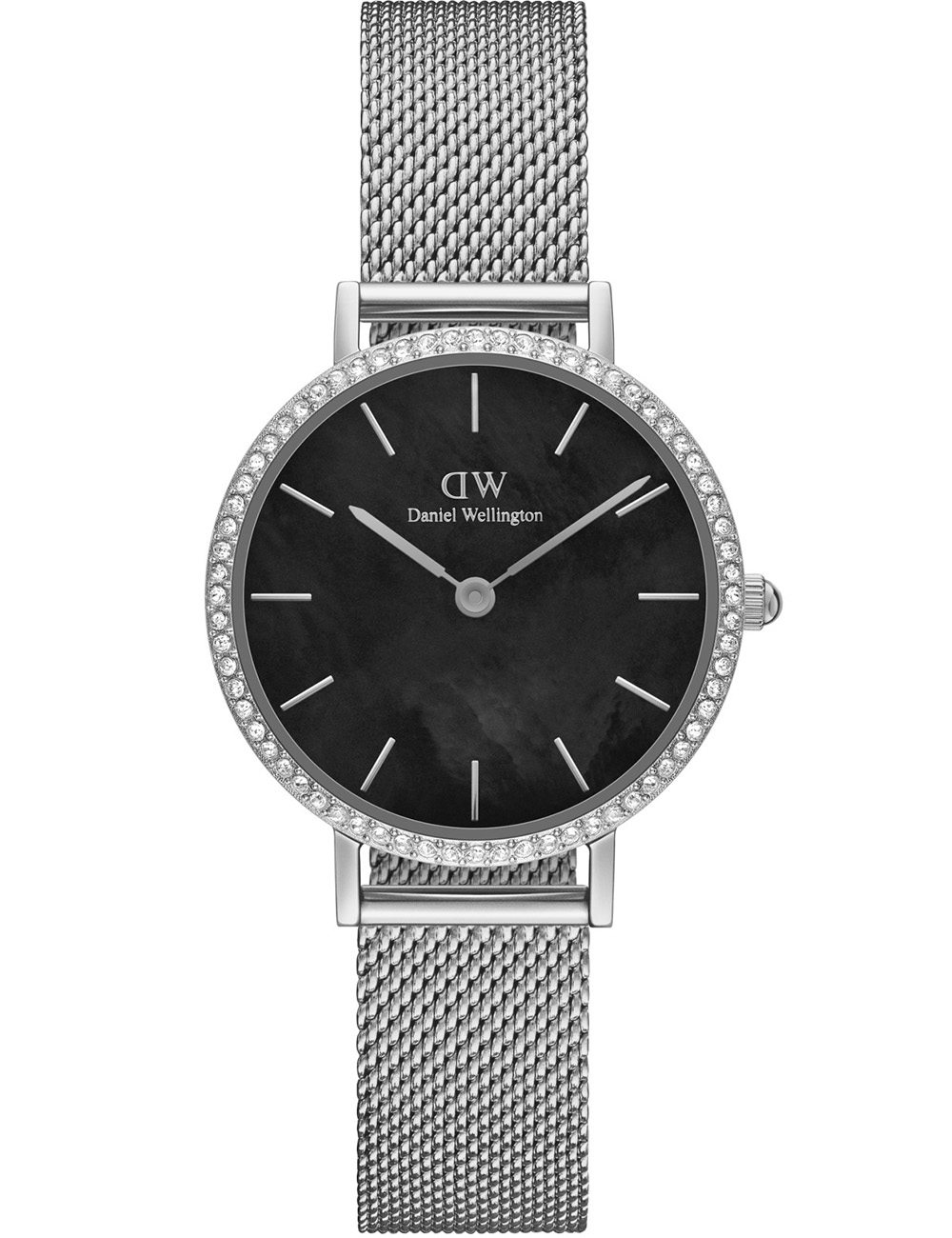 Daniel Wellington DW00100661 Damenuhr Petite Lumine Bezel Sterling Black 28mm 3ATM