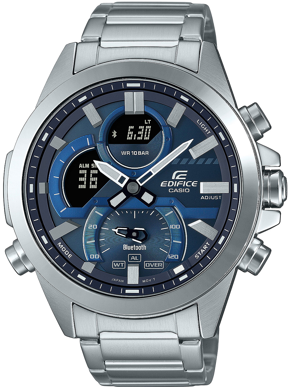 Casio ECB-30D-2AEF Edifice Herrenuhr 48mm 10ATM