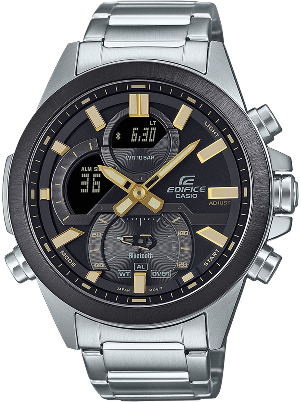 Casio ECB-30DB-1A9EF Herrenuhr Edifice 49mm 10ATM