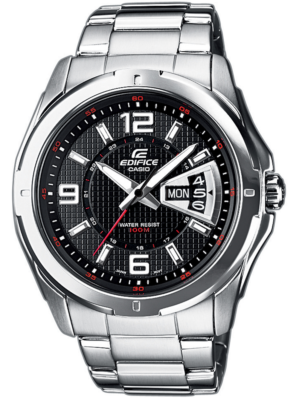 CASIO EF-129D-1AVEF EDIFICE Herrenuhr 45mm 10ATM