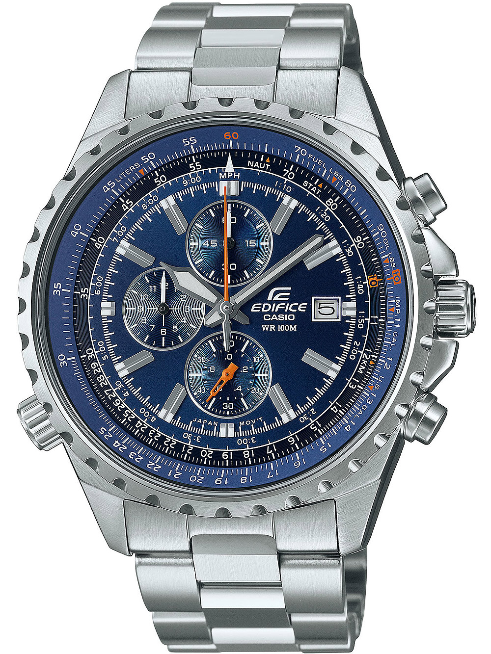 Casio EF-527D-2AVUEF Edifice Herrenuhr 44mm 10ATM