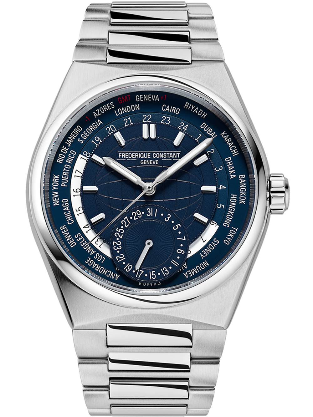 Frederique Constant FC-718N4NH6B Highlife Worldtimer Automatik Herrenuhr