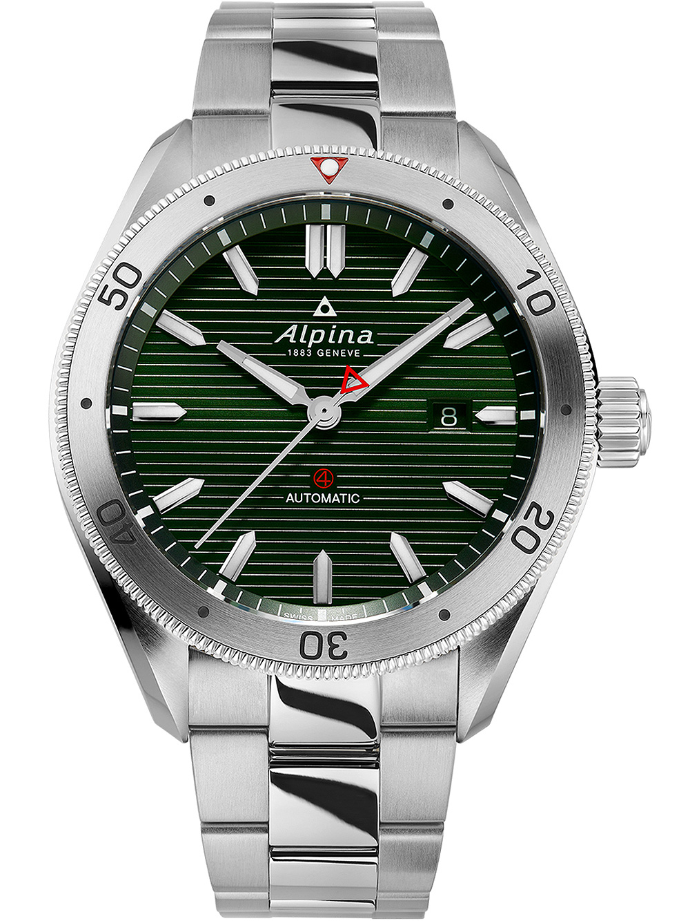 Alpina AL-525GR5AQ6B Alpiner 4 Automatik Herrenuhr 45mm 10ATM