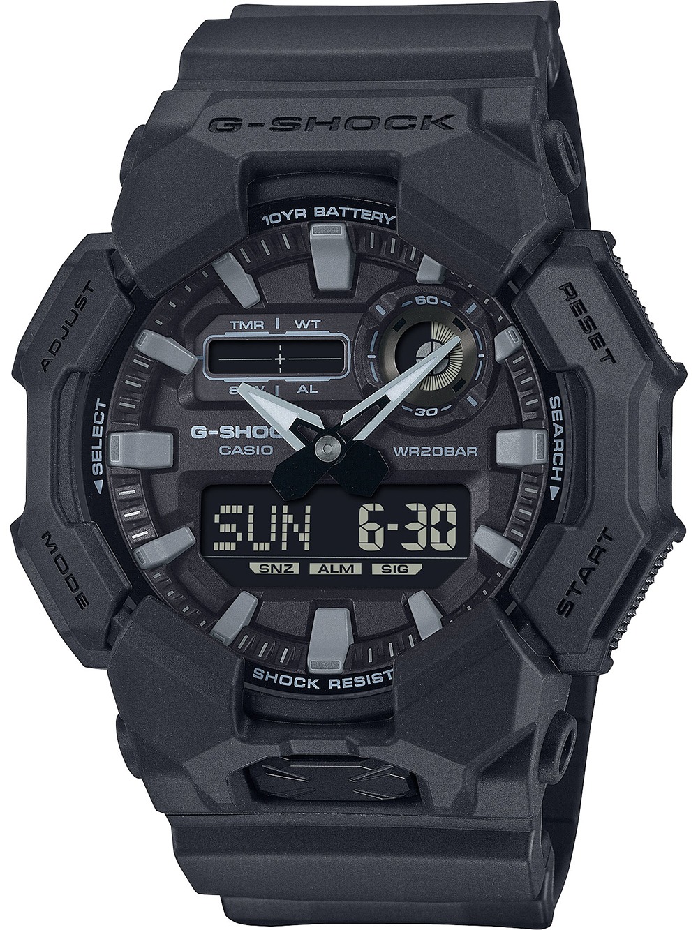 Casio GA-010-1A1ER Herrenuhr G-Shock Classic 52mm 20ATM