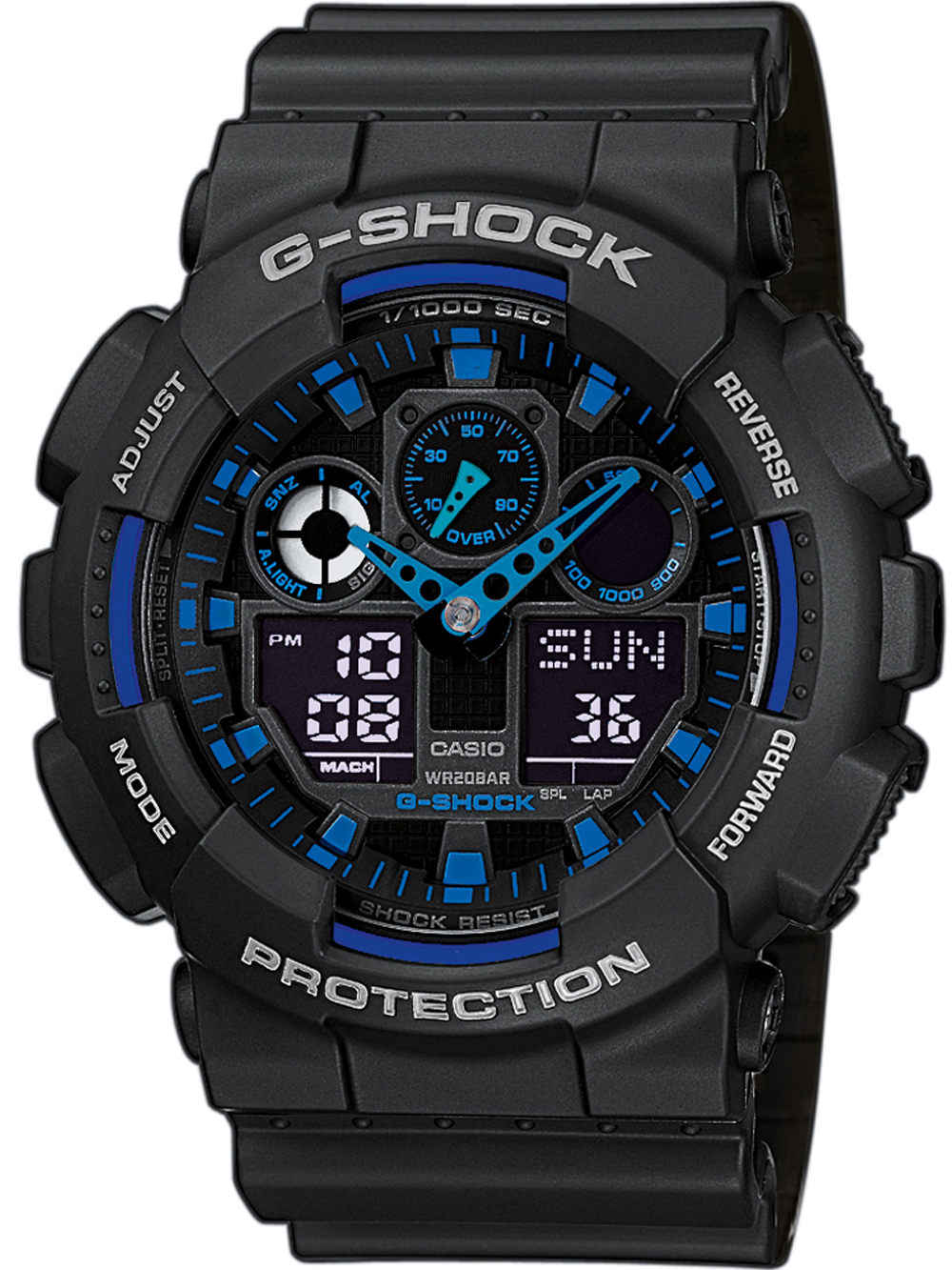 Casio GA-100-1A2ER G-Shock Herrenuhr 51mm 20atm