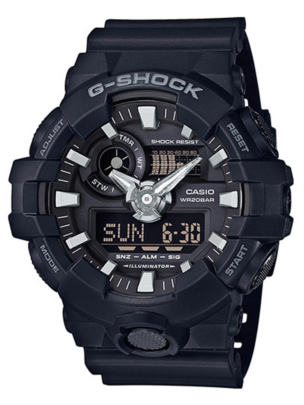 Casio GA-700-1BER G-Shock Herrenuhr 53mm 20atm