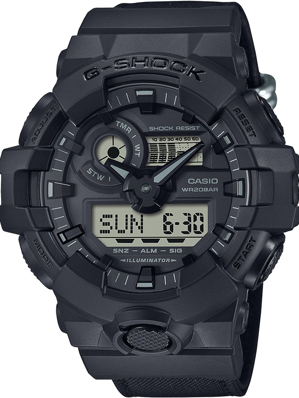 Casio GA-700BCE-1AER Herrenuhr G-Shock Classic 53mm 20ATM