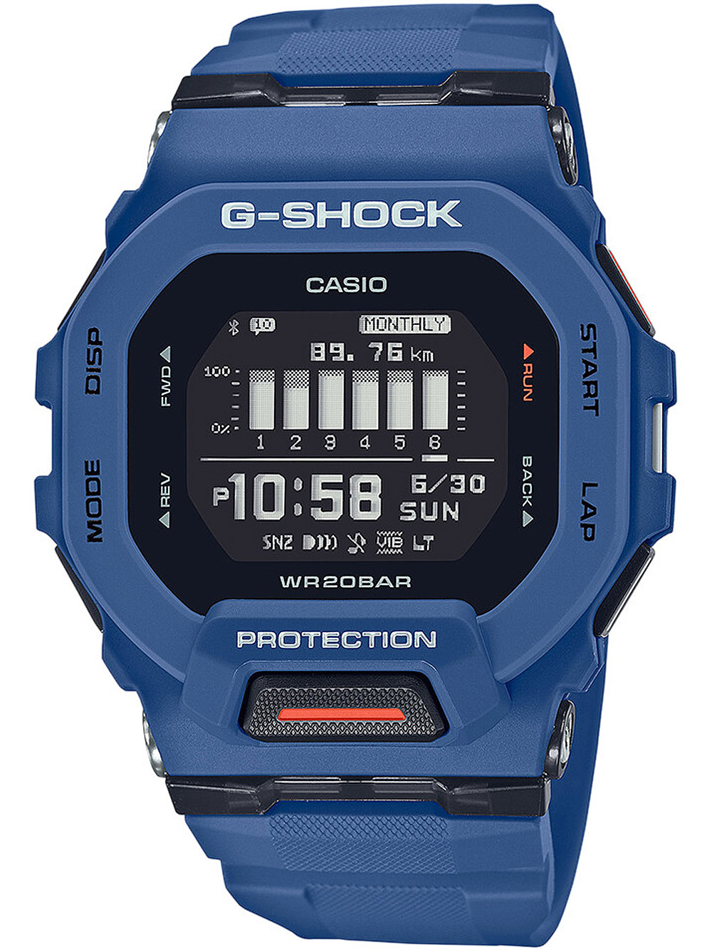 Casio GBD-200-2ER G-Shock Herrenuhr 46mm 20ATM