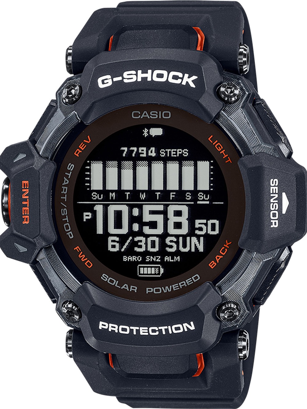 Casio GBD-H2000-1AER Herrenuhr G-Shock G-Squad 53mm 20ATM
