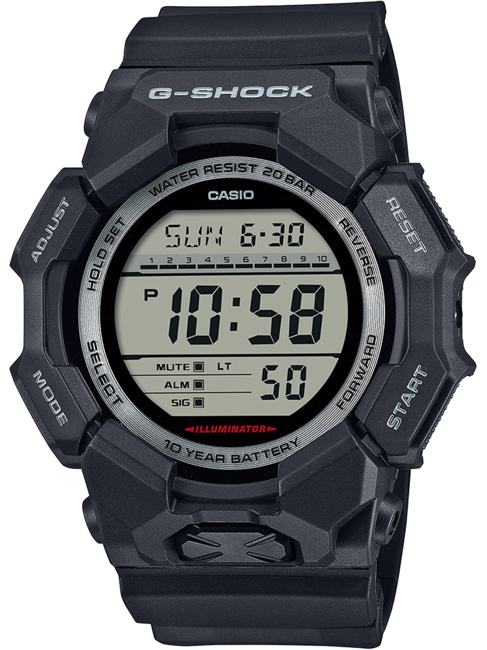 Casio GD-010-1ER Herrenuhr G-Shock Classic 50mm 20ATM