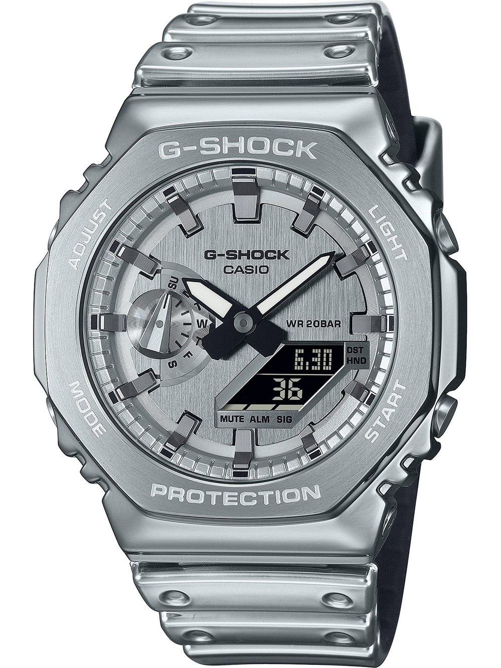 Casio GM-2100YM-8AER Herrenuhr G-Shock G-Steel 44mm 20ATM
