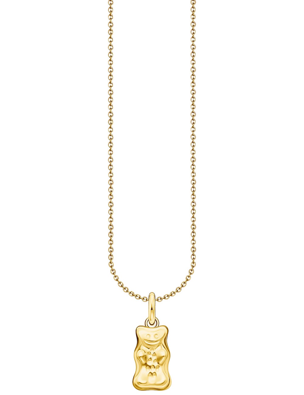 Thomas Sabo KE2325-413-39-L50V Kette mit Haribo Goldbär Anhänger vergoldet Damen