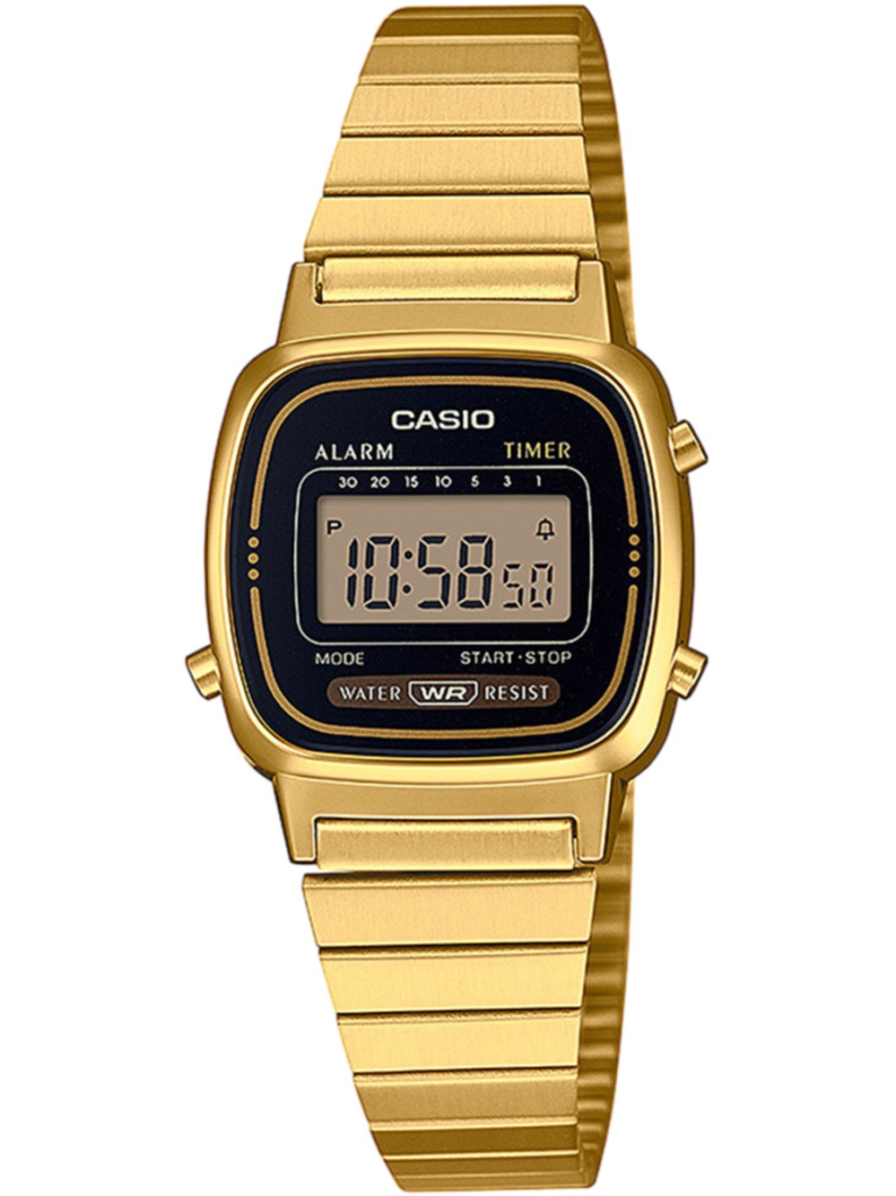 CASIO LA670WEGA-1EF Collection Damenuhr 24mm 3ATM
