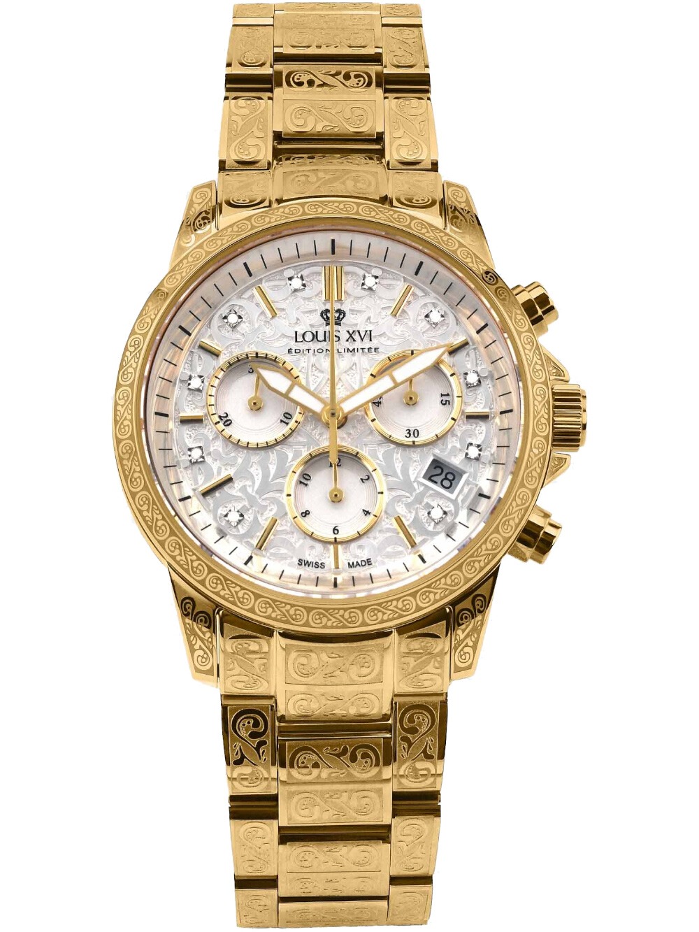 Louis XVI LXVI6002 Damenuhr Palais Royale Chronograph 38mm 10ATM