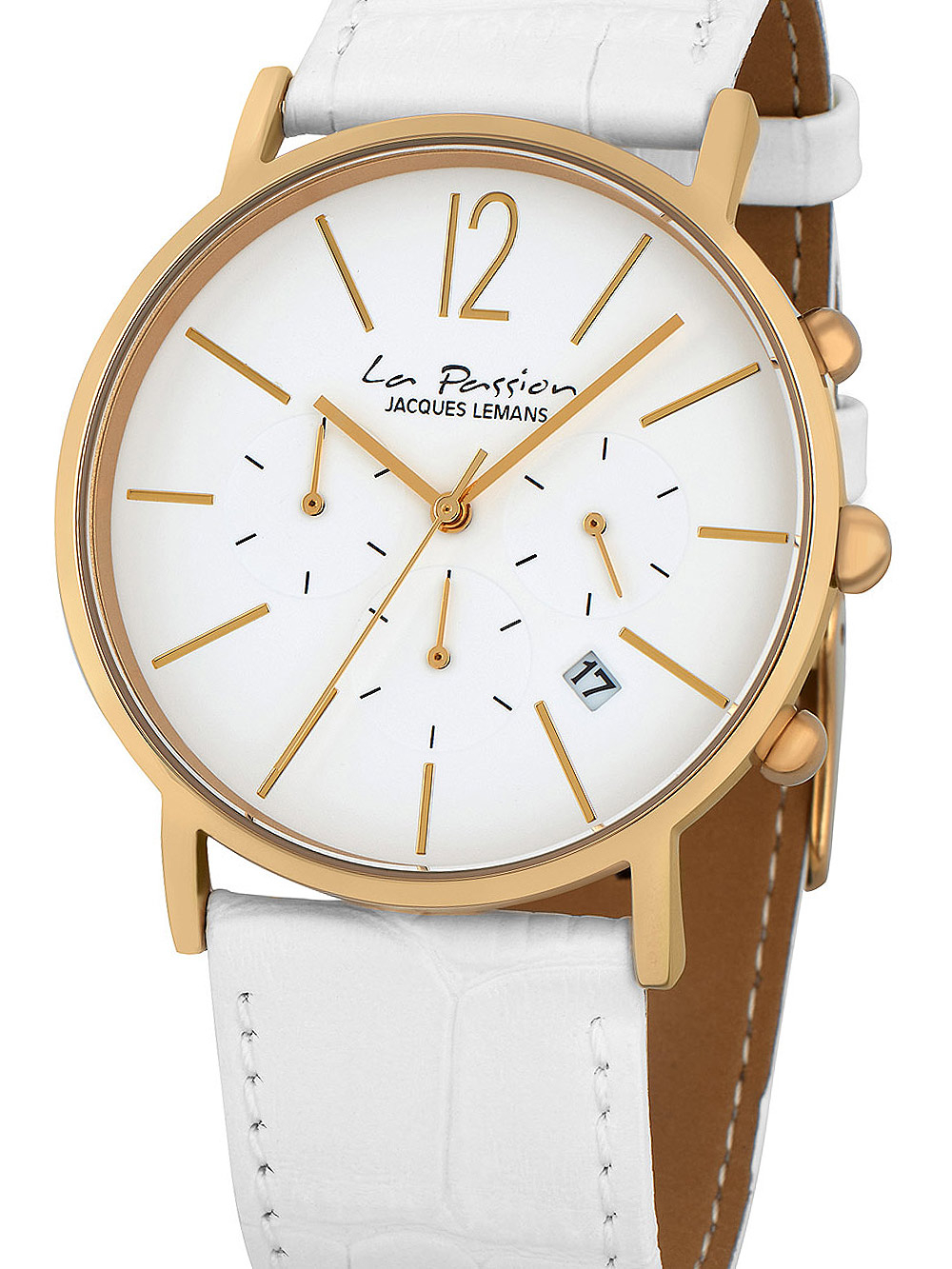 Jacques Lemans LP-123P La Passion Chronograph Unisex Uhr 40mm