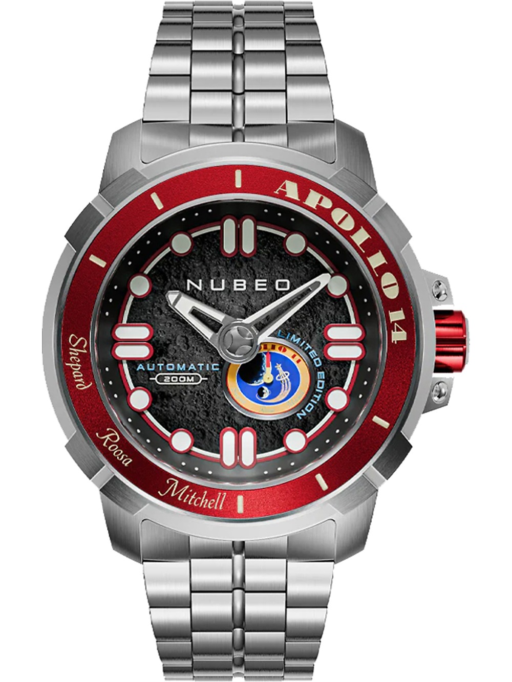 Nubeo NB-6093-22 Herrenuhr Apollo 55th Automatik Limited Edition 48mm 20ATM